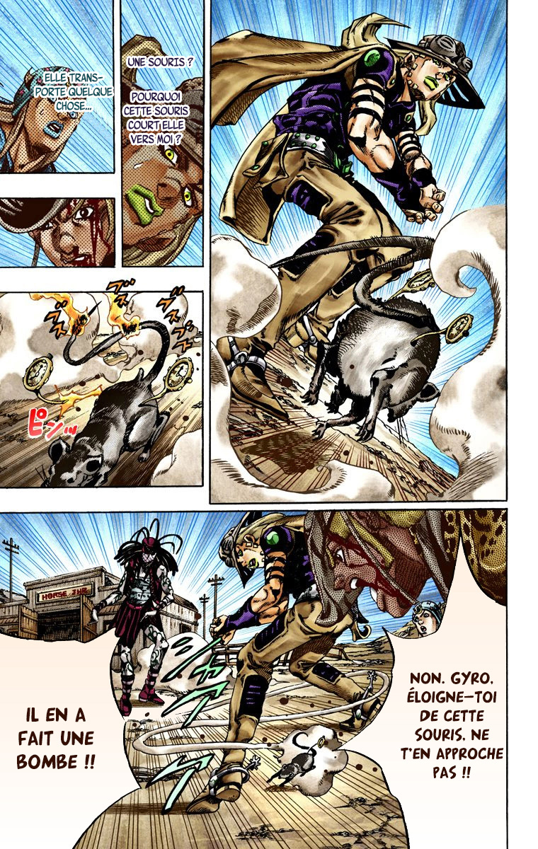Read JoJo's Bizarre Adventure Part 7 Steel Ball Run Official Colored FR Manga Online