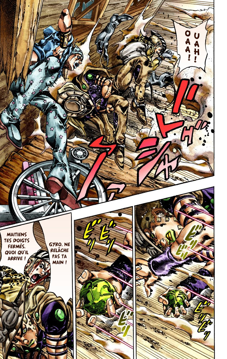 Read JoJo's Bizarre Adventure Part 7 Steel Ball Run Official Colored FR Manga Online