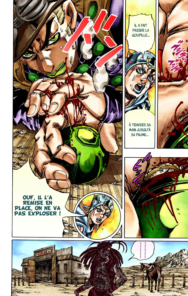 Read JoJo's Bizarre Adventure Part 7 Steel Ball Run Official Colored FR Manga Online