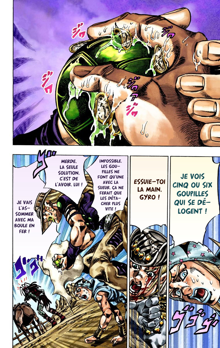 Read JoJo's Bizarre Adventure Part 7 Steel Ball Run Official Colored FR Manga Online