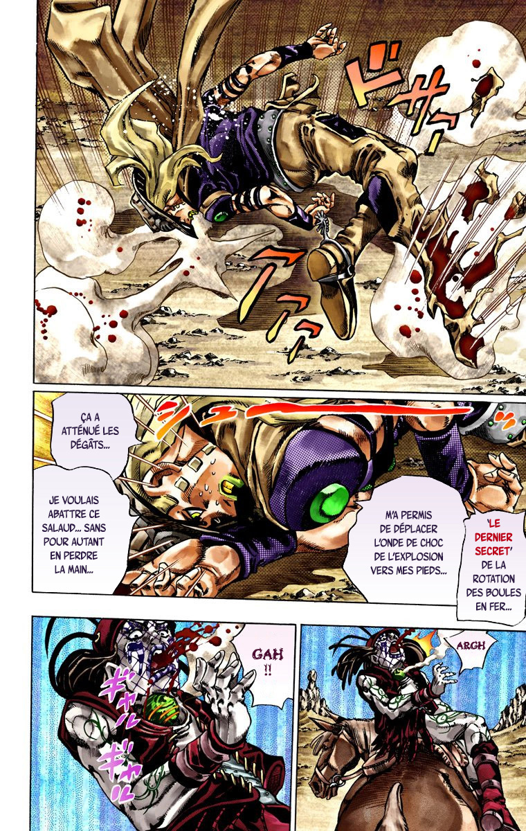 Read JoJo's Bizarre Adventure Part 7 Steel Ball Run Official Colored FR Manga Online