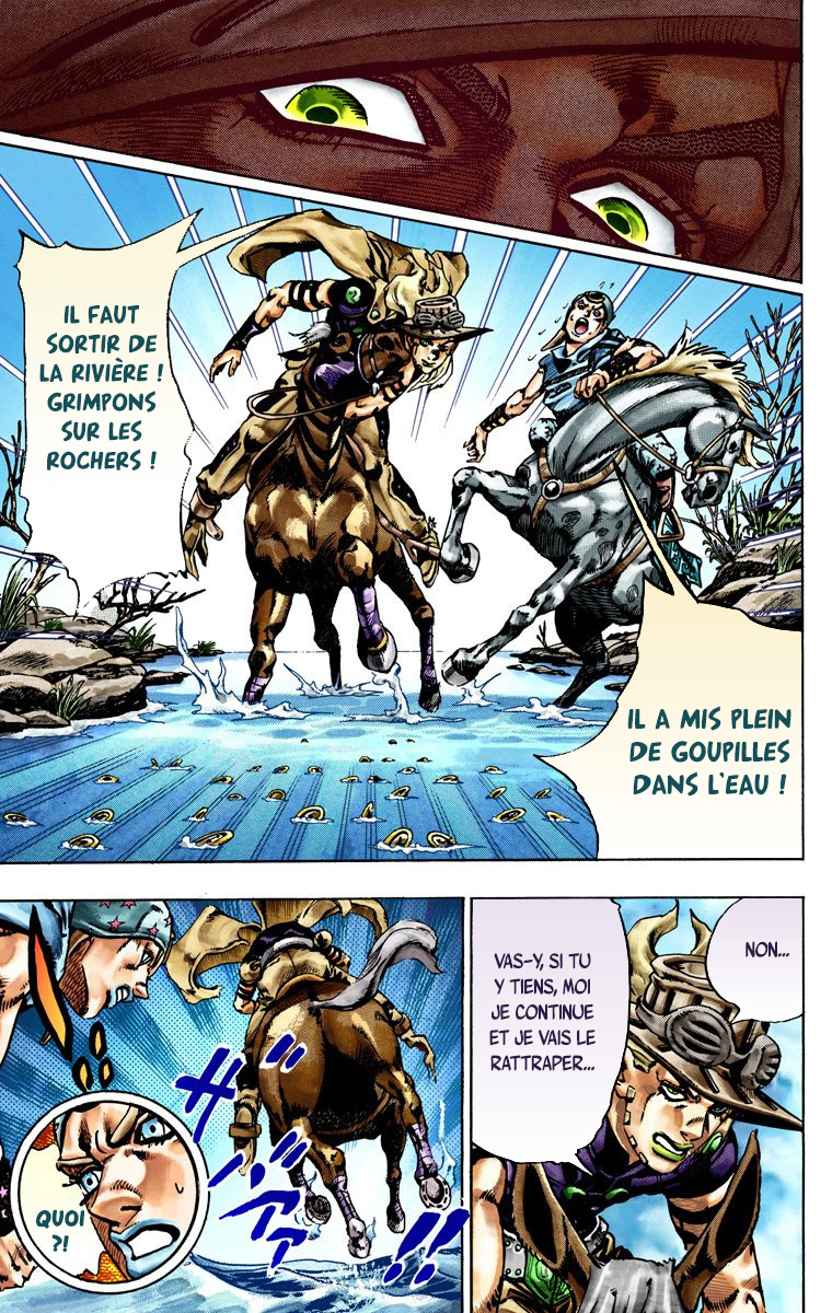 Read JoJo's Bizarre Adventure Part 7 Steel Ball Run Official Colored FR Manga Online