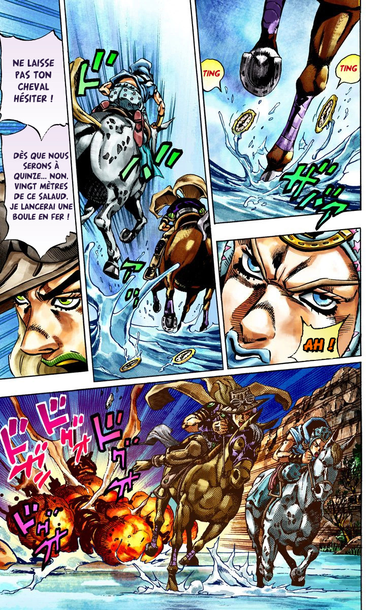 Read JoJo's Bizarre Adventure Part 7 Steel Ball Run Official Colored FR Manga Online