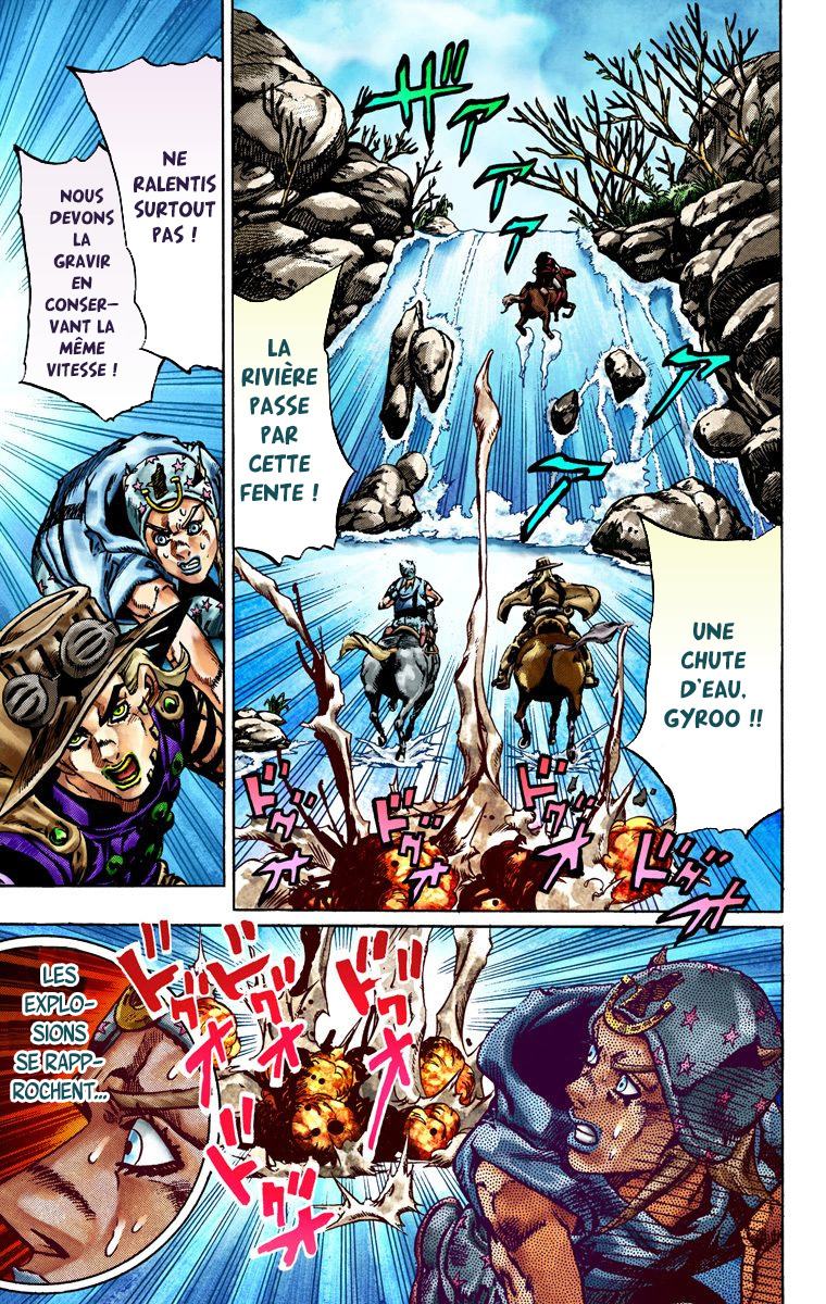 Read JoJo's Bizarre Adventure Part 7 Steel Ball Run Official Colored FR Manga Online