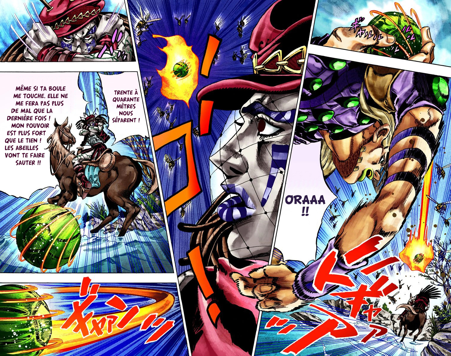 Read JoJo's Bizarre Adventure Part 7 Steel Ball Run Official Colored FR Manga Online