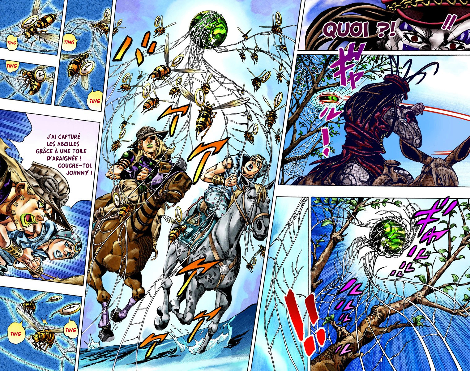 Read JoJo's Bizarre Adventure Part 7 Steel Ball Run Official Colored FR Manga Online