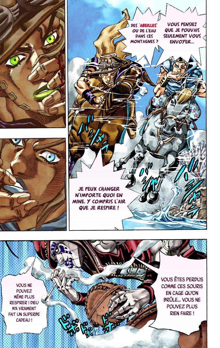 Read JoJo's Bizarre Adventure Part 7 Steel Ball Run Official Colored FR Manga Online