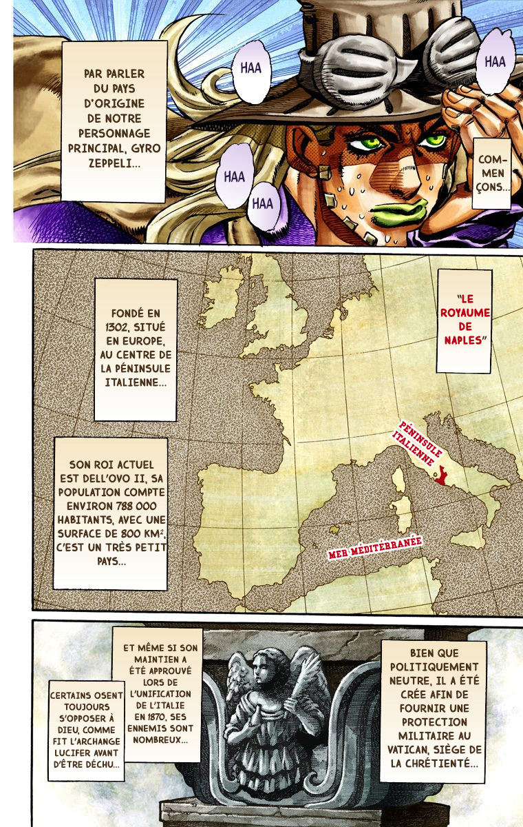 Read JoJo's Bizarre Adventure Part 7 Steel Ball Run Official Colored FR Manga Online