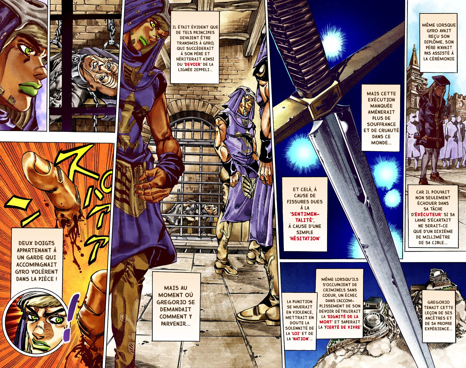 Read JoJo's Bizarre Adventure Part 7 Steel Ball Run Official Colored FR Manga Online