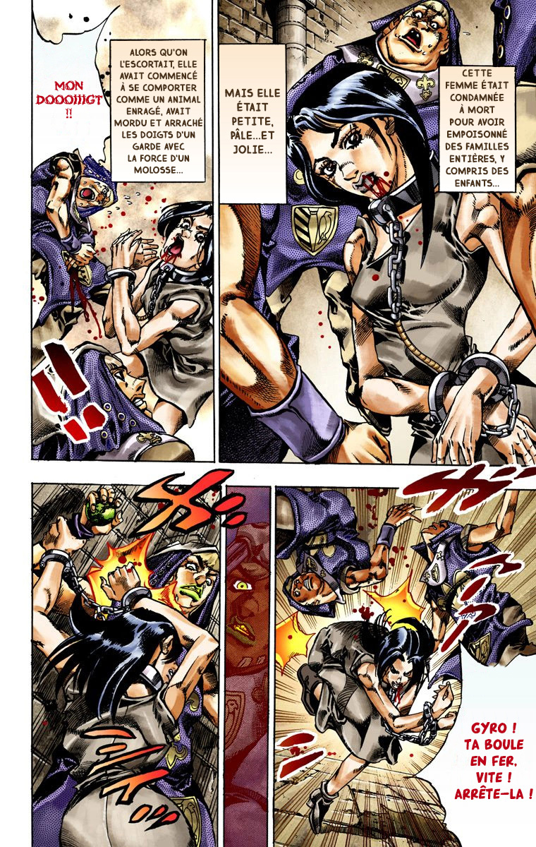 Read JoJo's Bizarre Adventure Part 7 Steel Ball Run Official Colored FR Manga Online