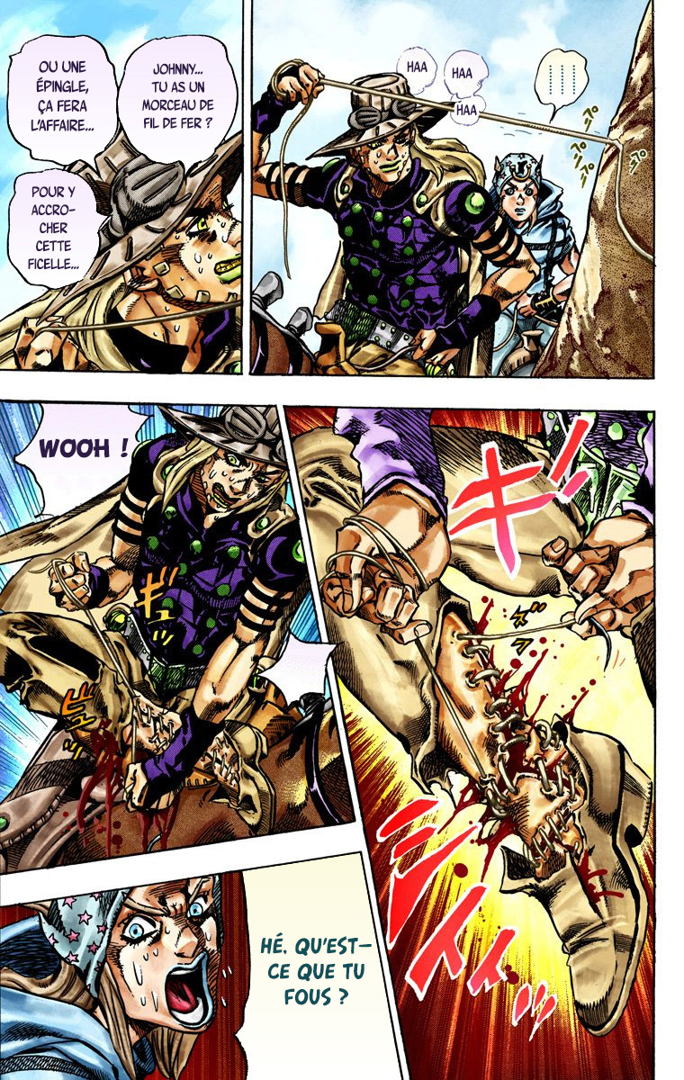Read JoJo's Bizarre Adventure Part 7 Steel Ball Run Official Colored FR Manga Online
