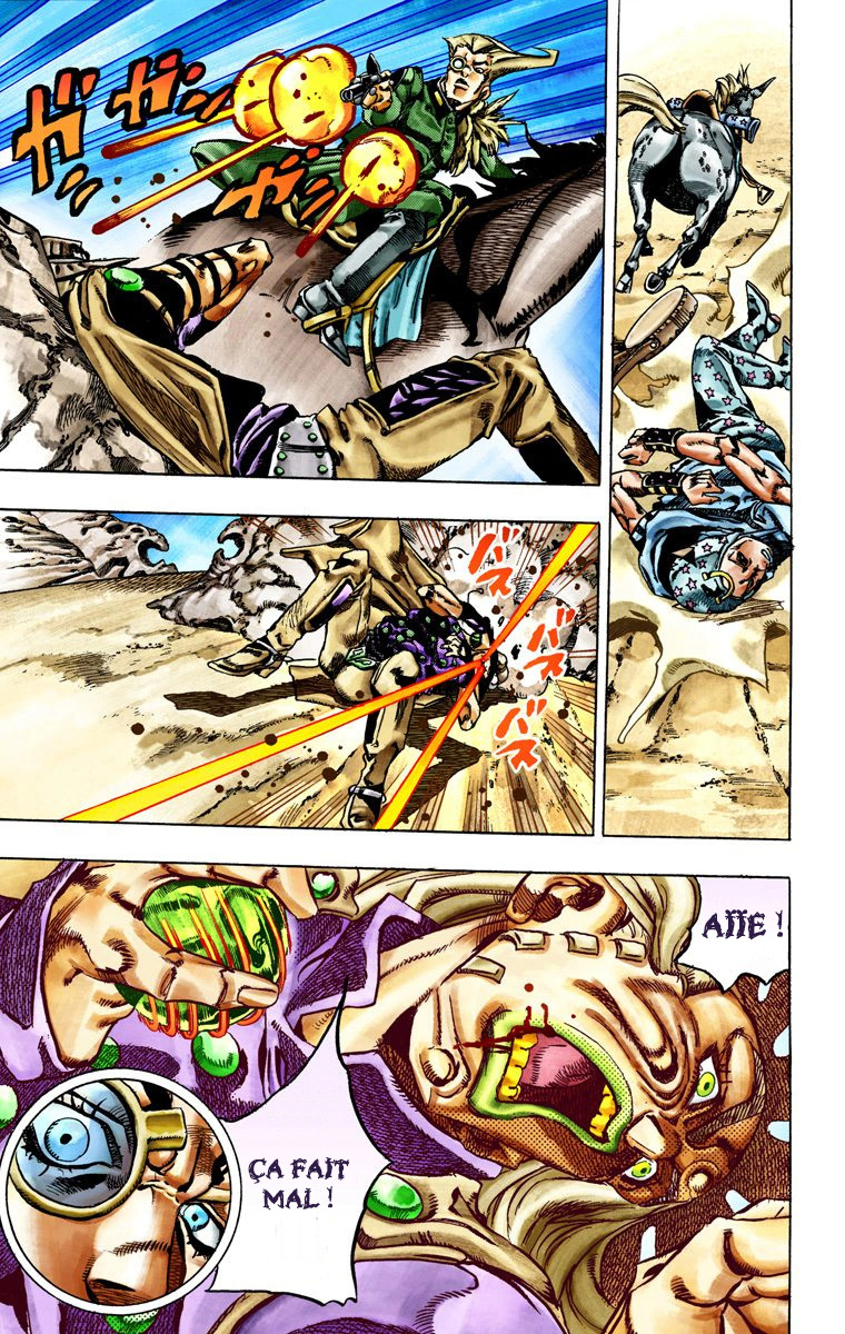 Read JoJo's Bizarre Adventure Part 7 Steel Ball Run Official Colored FR Manga Online