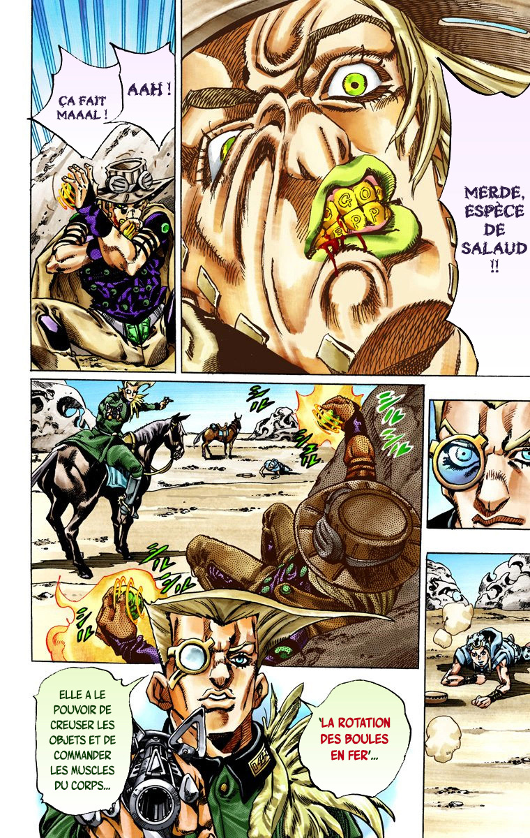 Read JoJo's Bizarre Adventure Part 7 Steel Ball Run Official Colored FR Manga Online