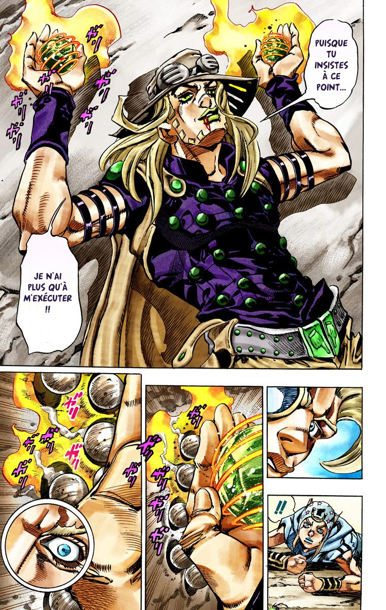 Read JoJo's Bizarre Adventure Part 7 Steel Ball Run Official Colored FR Manga Online