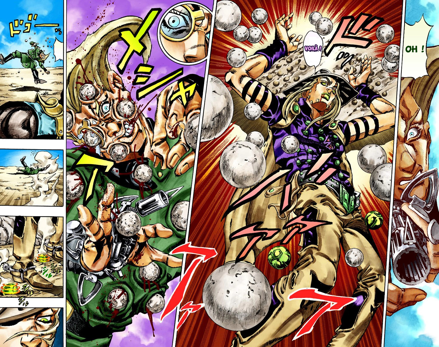 Read JoJo's Bizarre Adventure Part 7 Steel Ball Run Official Colored FR Manga Online