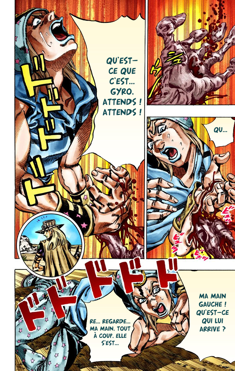Read JoJo's Bizarre Adventure Part 7 Steel Ball Run Official Colored FR Manga Online