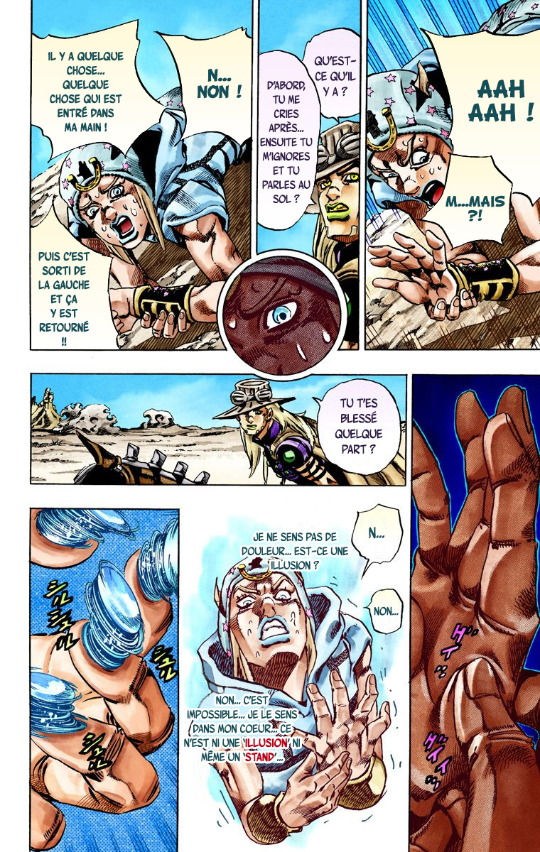 Read JoJo's Bizarre Adventure Part 7 Steel Ball Run Official Colored FR Manga Online