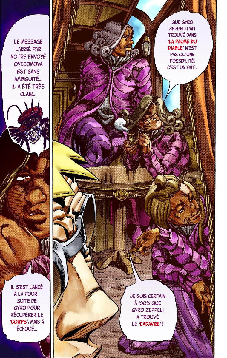 Read JoJo's Bizarre Adventure Part 7 Steel Ball Run Official Colored FR Manga Online