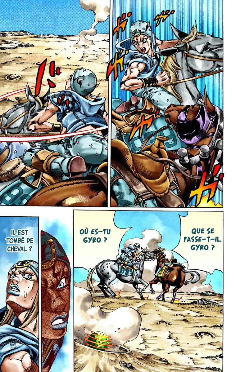 Read JoJo's Bizarre Adventure Part 7 Steel Ball Run Official Colored FR Manga Online