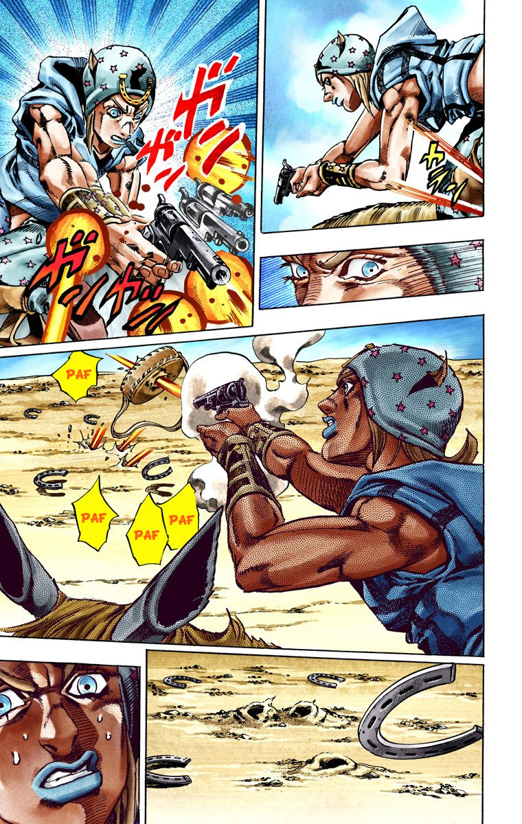 Read JoJo's Bizarre Adventure Part 7 Steel Ball Run Official Colored FR Manga Online