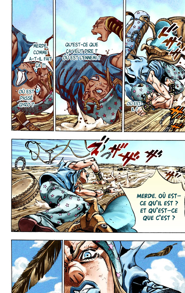 Read JoJo's Bizarre Adventure Part 7 Steel Ball Run Official Colored FR Manga Online