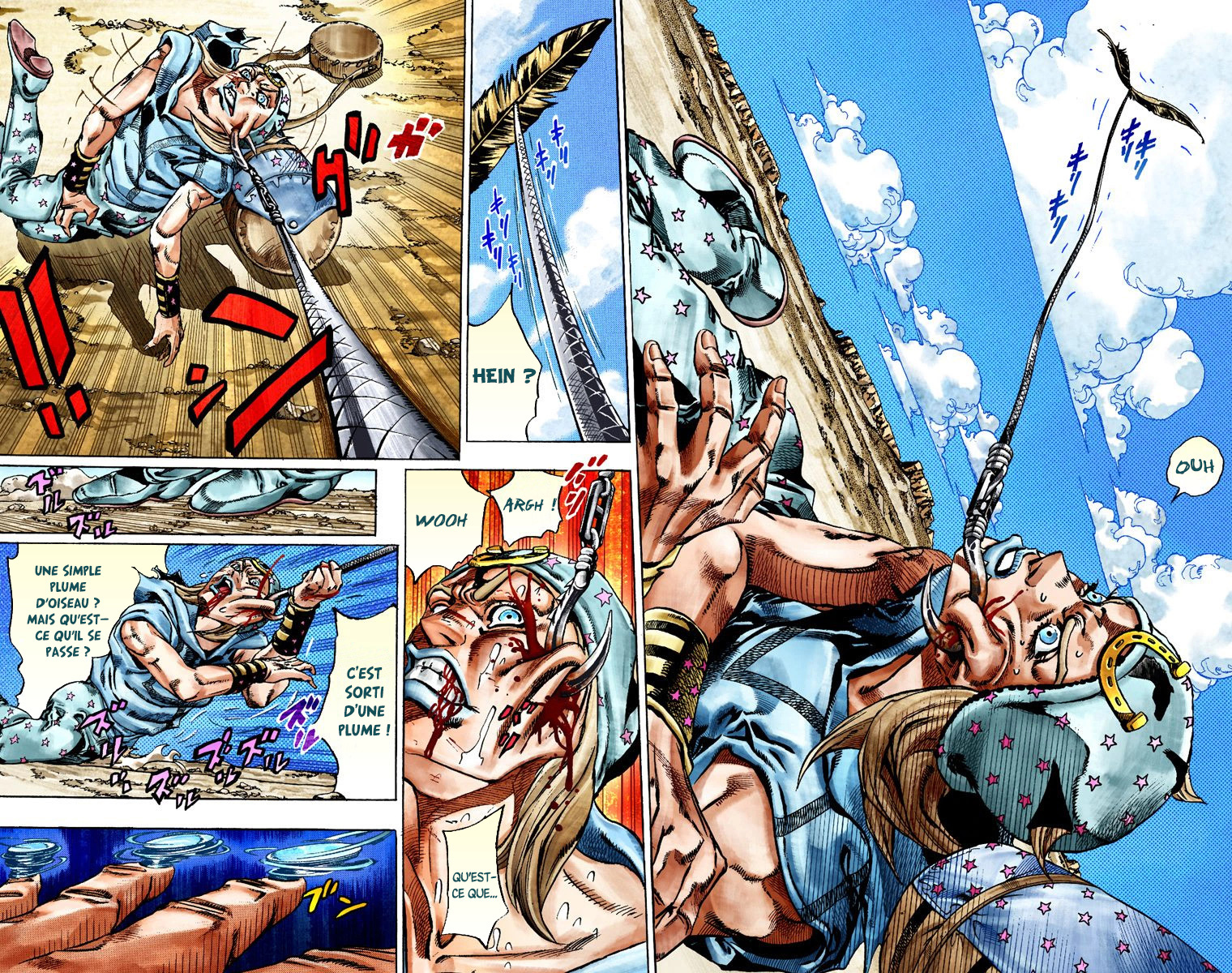 Read JoJo's Bizarre Adventure Part 7 Steel Ball Run Official Colored FR Manga Online