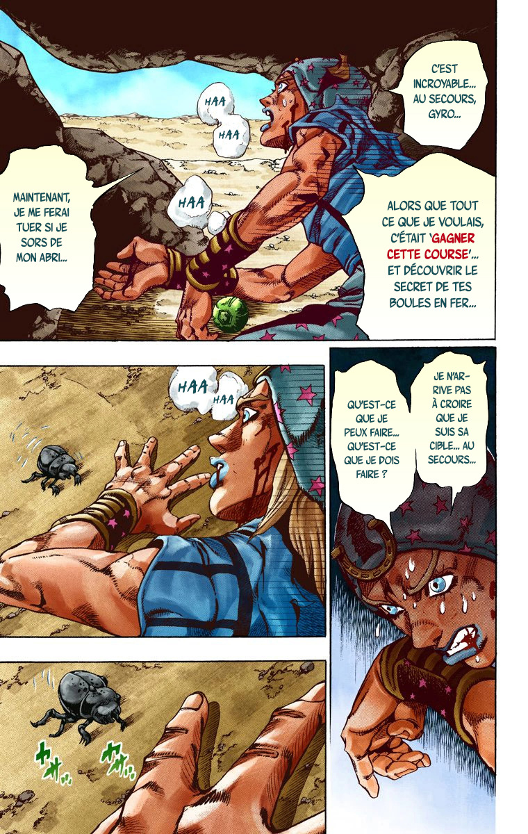 Read JoJo's Bizarre Adventure Part 7 Steel Ball Run Official Colored FR Manga Online