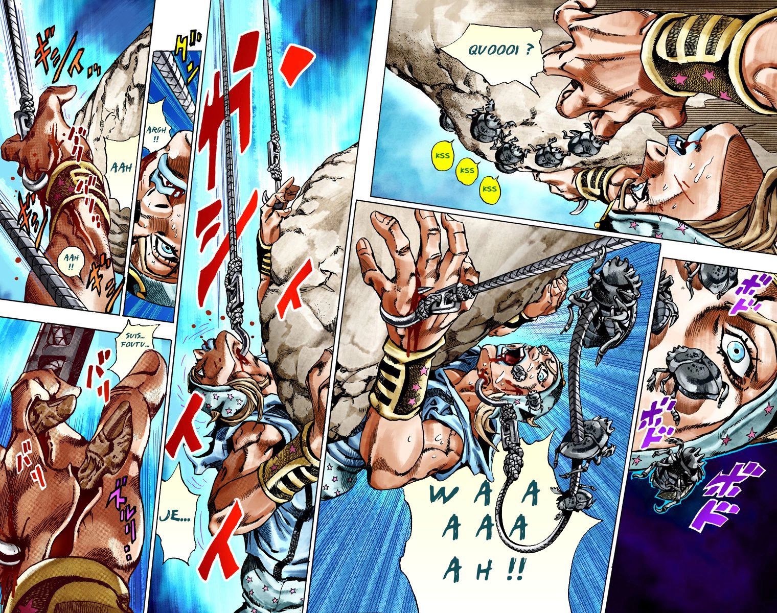Read JoJo's Bizarre Adventure Part 7 Steel Ball Run Official Colored FR Manga Online