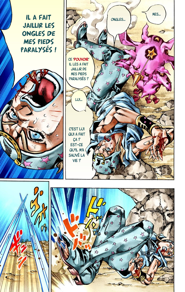 Read JoJo's Bizarre Adventure Part 7 Steel Ball Run Official Colored FR Manga Online
