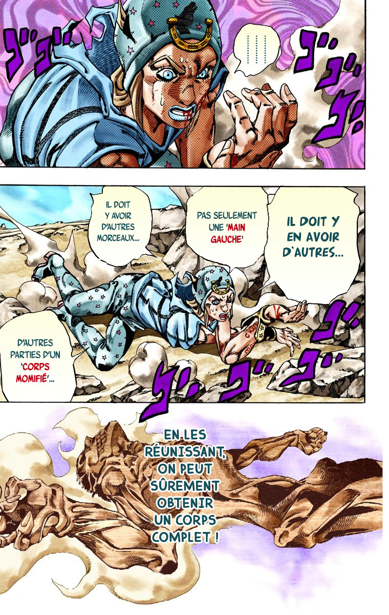 Read JoJo's Bizarre Adventure Part 7 Steel Ball Run Official Colored FR Manga Online