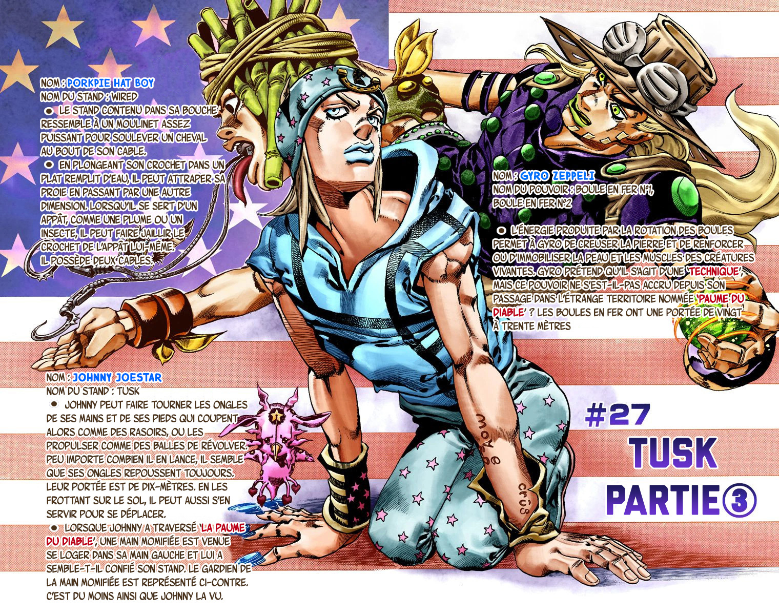 Read JoJo's Bizarre Adventure Part 7 Steel Ball Run Official Colored FR Manga Online