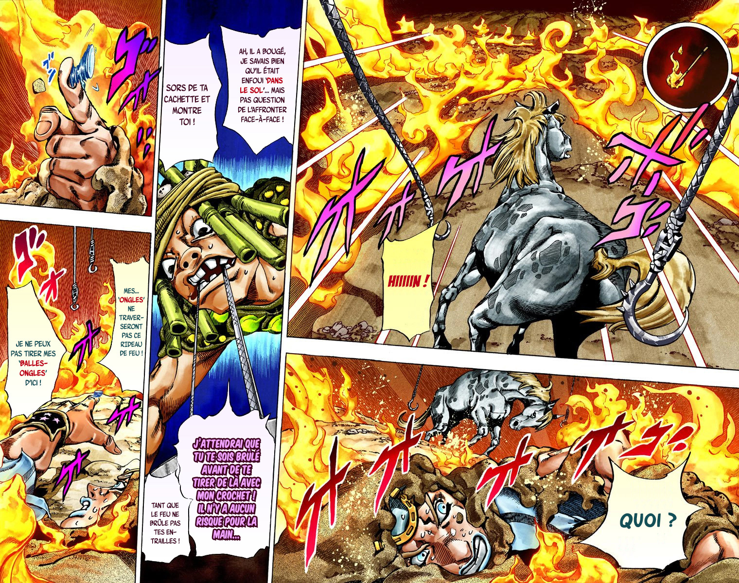 Read JoJo's Bizarre Adventure Part 7 Steel Ball Run Official Colored FR Manga Online