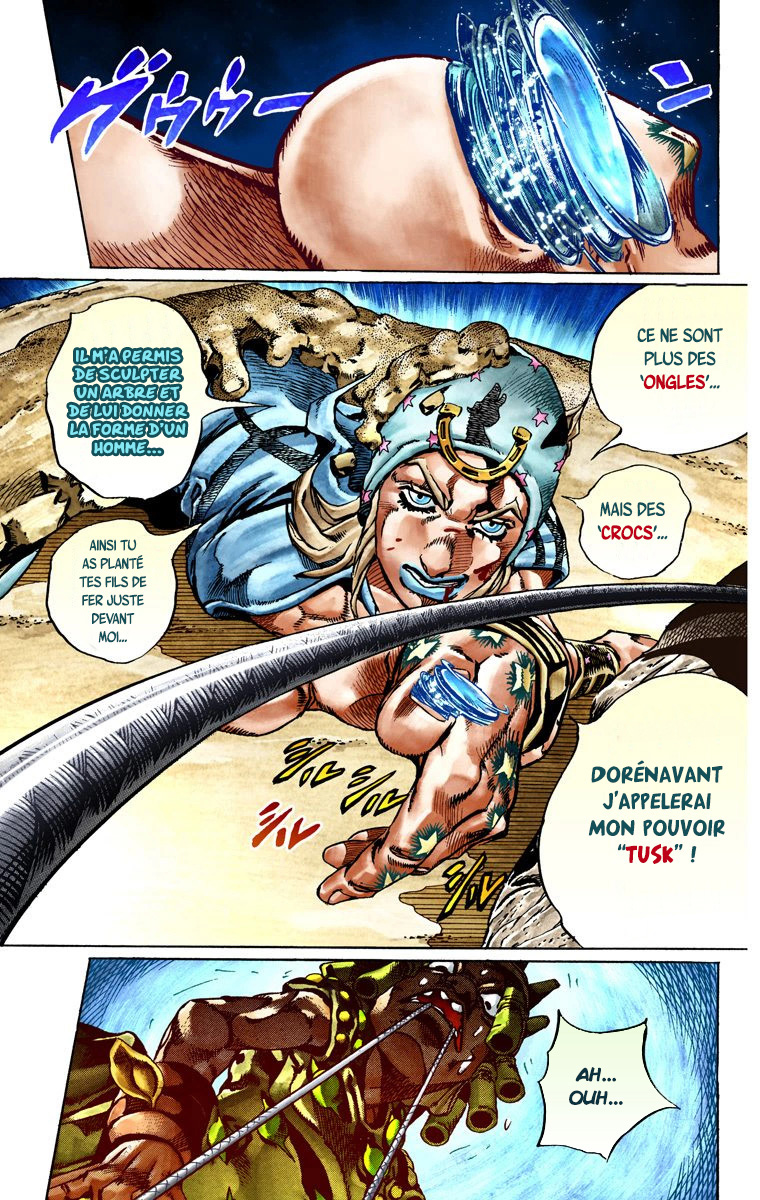 Read JoJo's Bizarre Adventure Part 7 Steel Ball Run Official Colored FR Manga Online