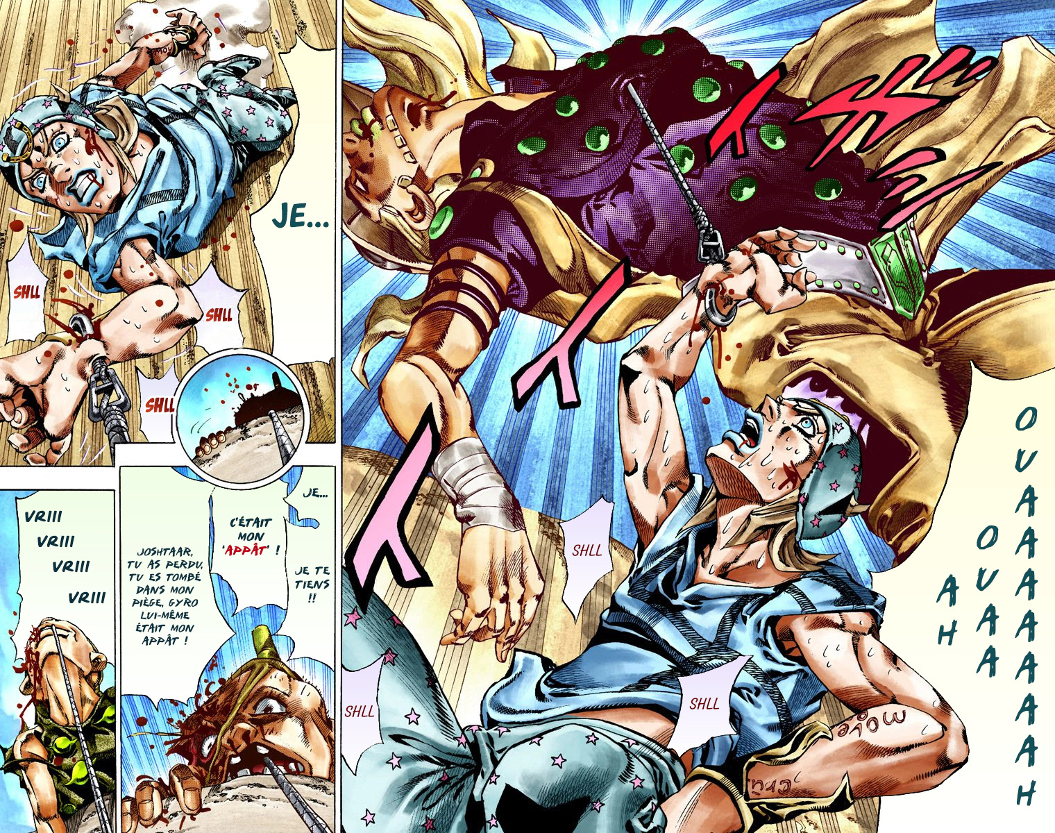 Read JoJo's Bizarre Adventure Part 7 Steel Ball Run Official Colored FR Manga Online