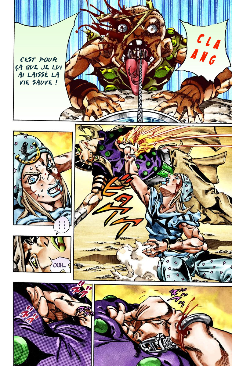 Read JoJo's Bizarre Adventure Part 7 Steel Ball Run Official Colored FR Manga Online