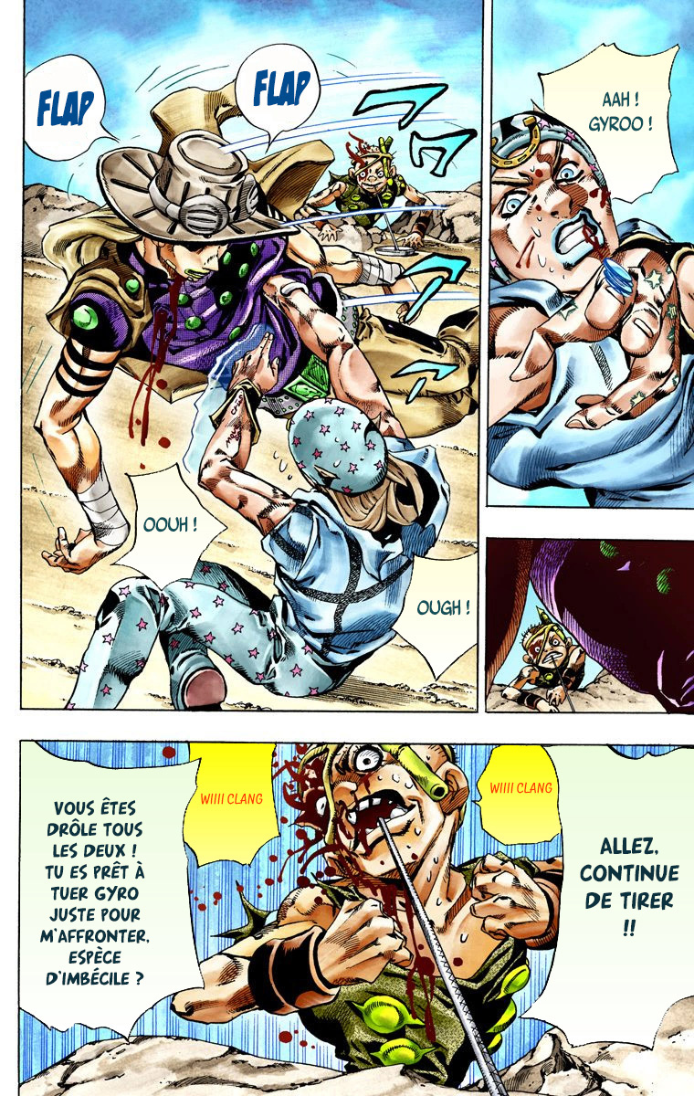 Read JoJo's Bizarre Adventure Part 7 Steel Ball Run Official Colored FR Manga Online