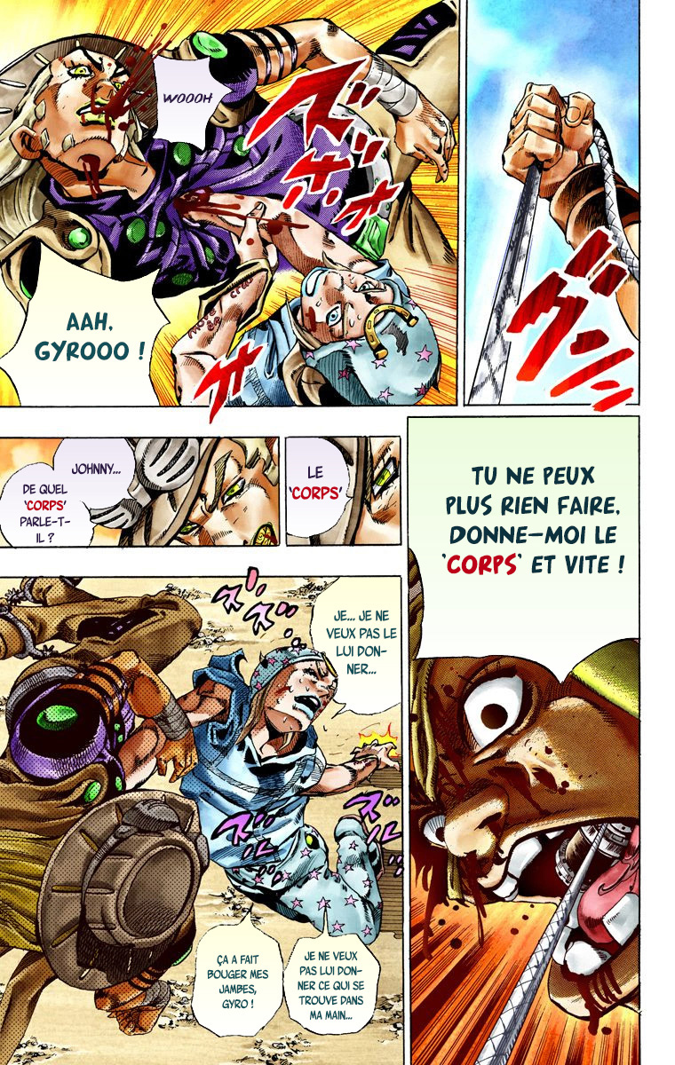 Read JoJo's Bizarre Adventure Part 7 Steel Ball Run Official Colored FR Manga Online