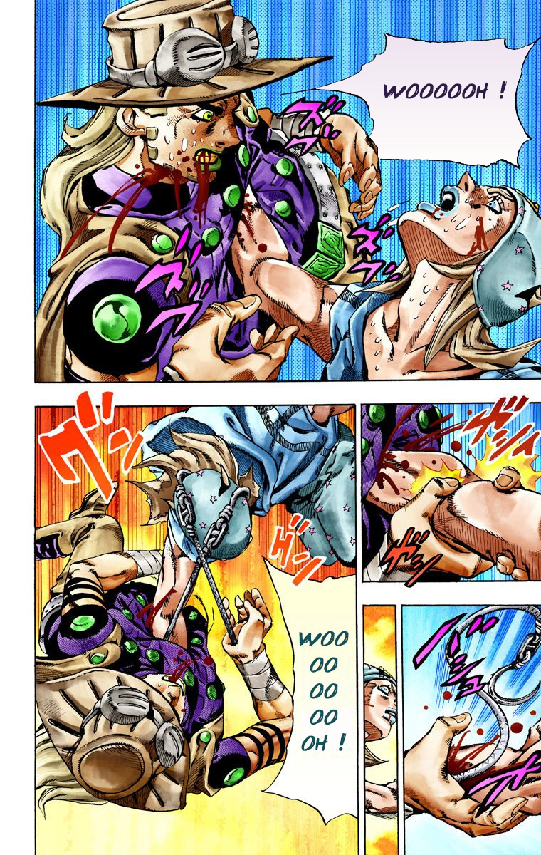 Read JoJo's Bizarre Adventure Part 7 Steel Ball Run Official Colored FR Manga Online