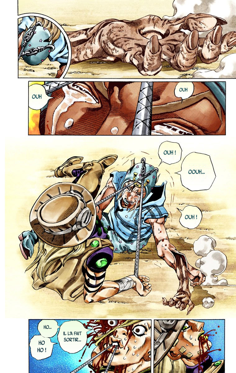 Read JoJo's Bizarre Adventure Part 7 Steel Ball Run Official Colored FR Manga Online