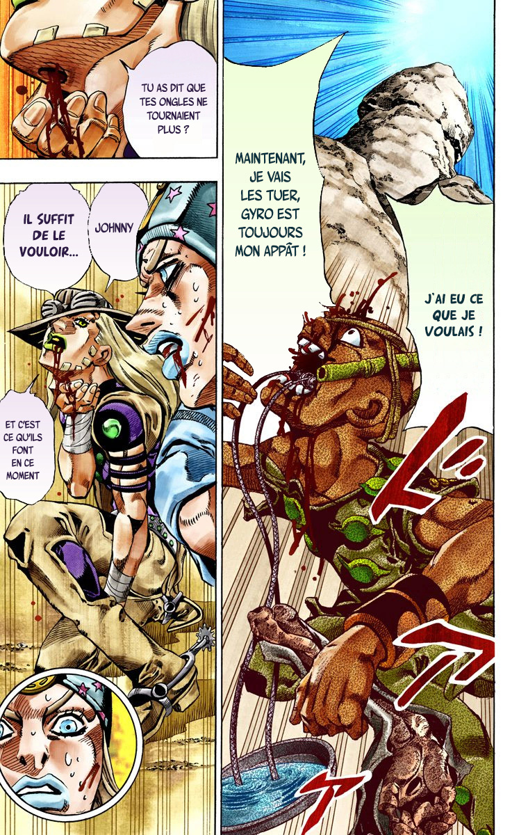 Read JoJo's Bizarre Adventure Part 7 Steel Ball Run Official Colored FR Manga Online