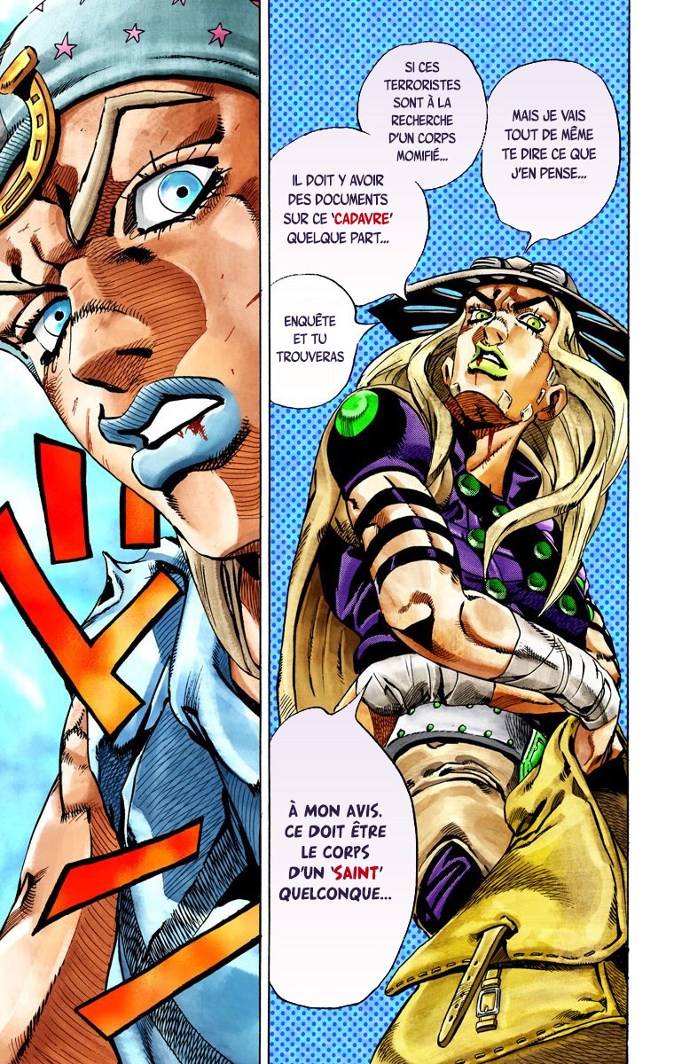 Read JoJo's Bizarre Adventure Part 7 Steel Ball Run Official Colored FR Manga Online