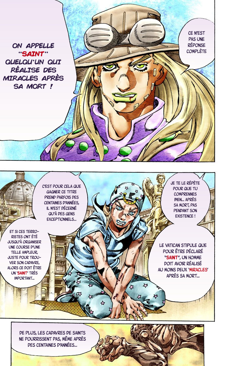 Read JoJo's Bizarre Adventure Part 7 Steel Ball Run Official Colored FR Manga Online