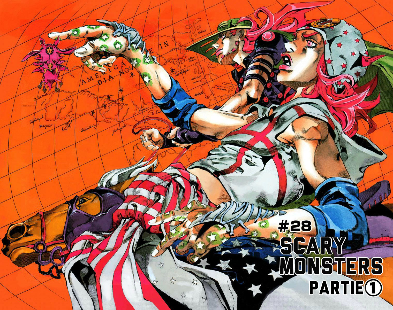 Read JoJo's Bizarre Adventure Part 7 Steel Ball Run Official Colored FR Manga Online