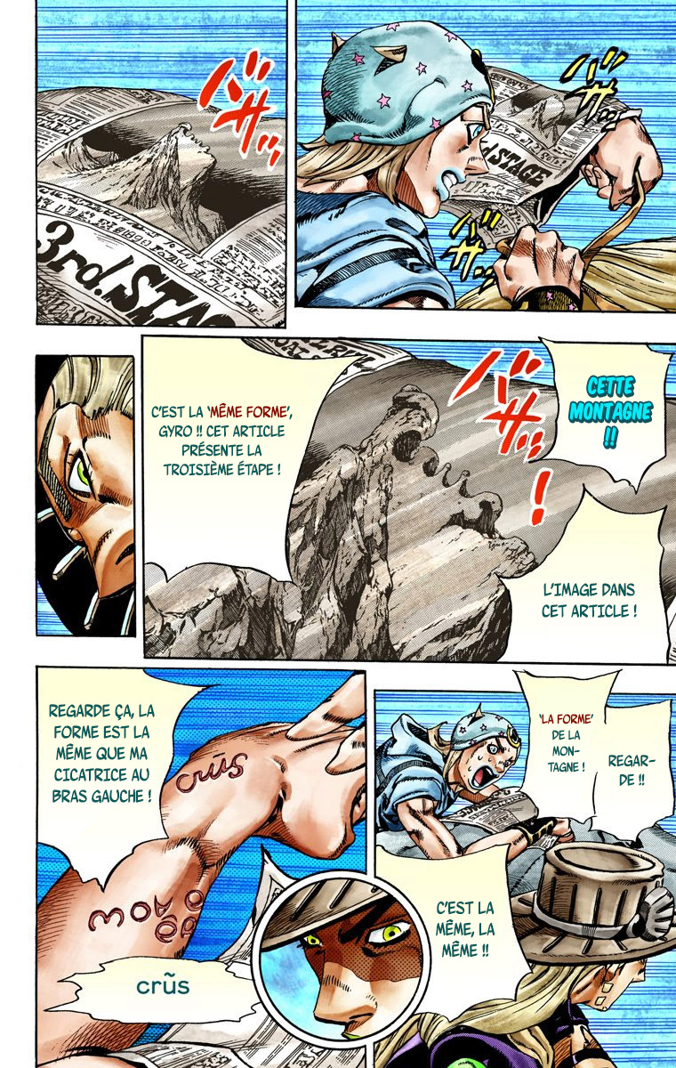 Read JoJo's Bizarre Adventure Part 7 Steel Ball Run Official Colored FR Manga Online