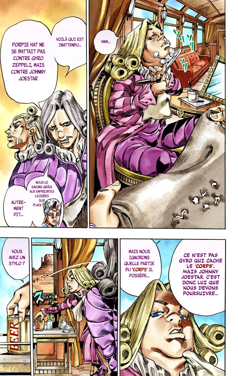 Read JoJo's Bizarre Adventure Part 7 Steel Ball Run Official Colored FR Manga Online