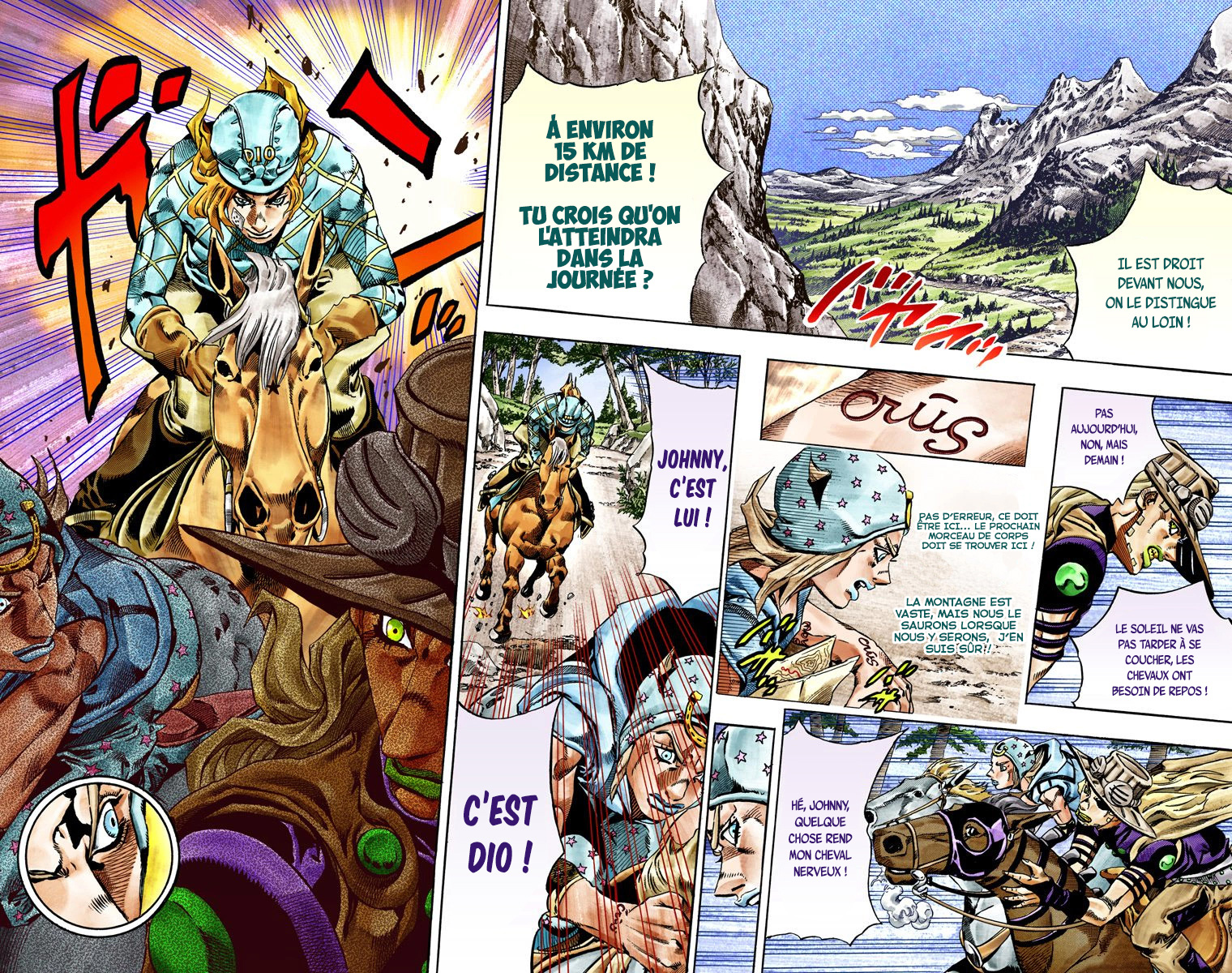Read JoJo's Bizarre Adventure Part 7 Steel Ball Run Official Colored FR Manga Online