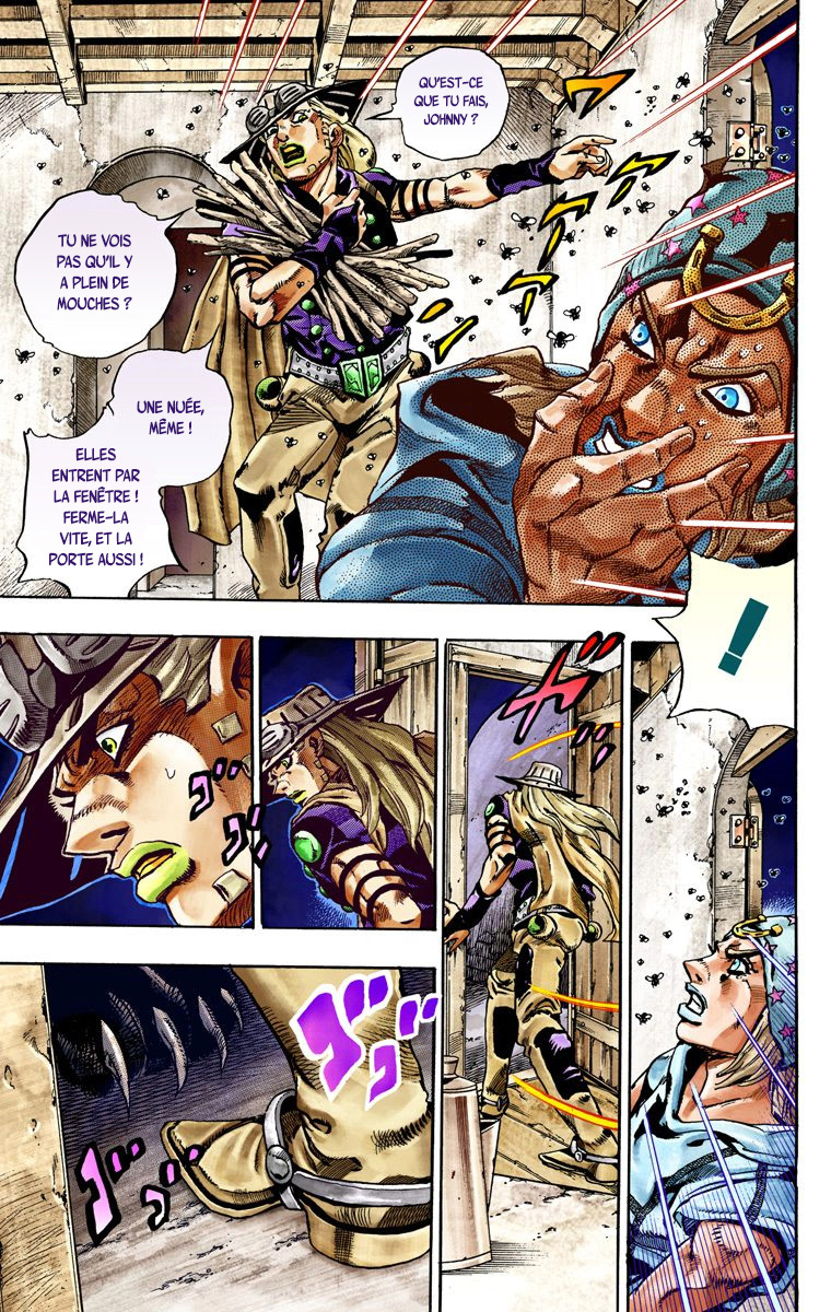 Read JoJo's Bizarre Adventure Part 7 Steel Ball Run Official Colored FR Manga Online