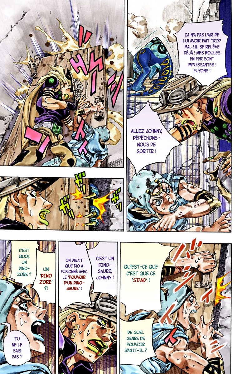 Read JoJo's Bizarre Adventure Part 7 Steel Ball Run Official Colored FR Manga Online