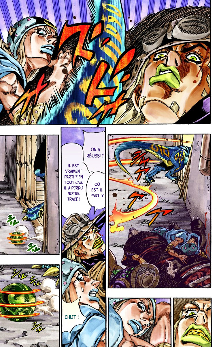 Read JoJo's Bizarre Adventure Part 7 Steel Ball Run Official Colored FR Manga Online