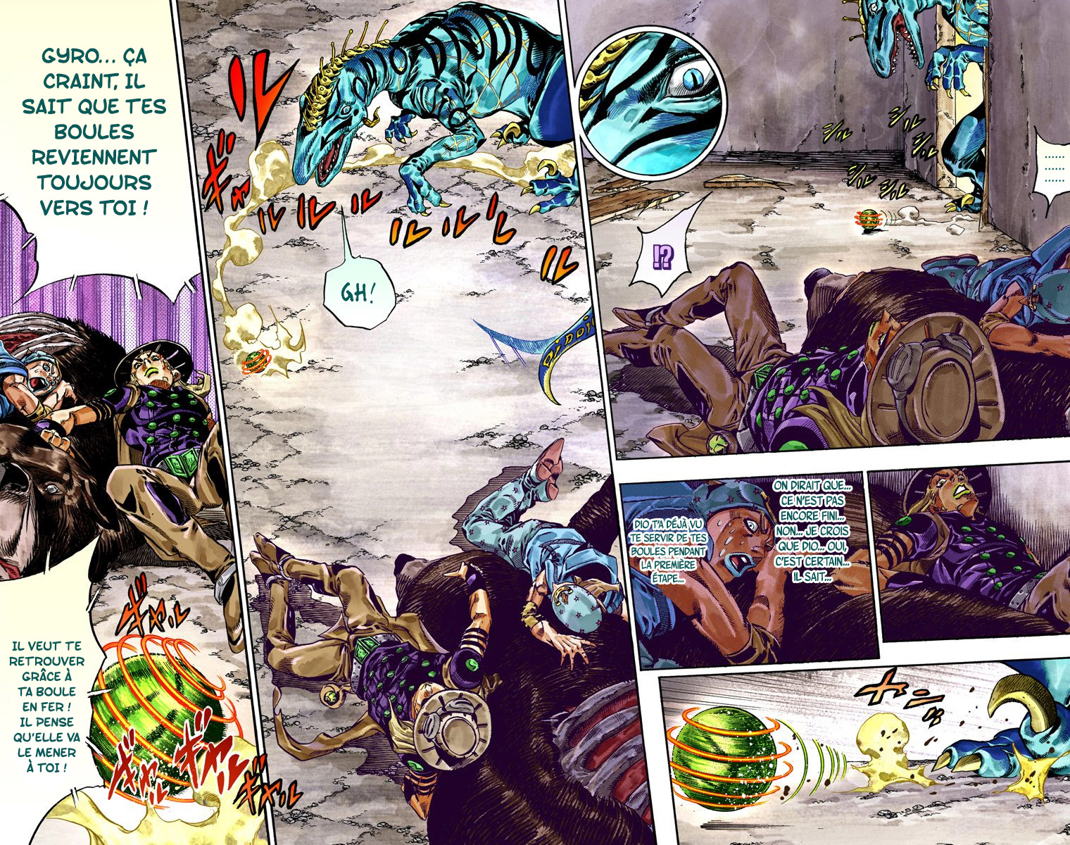 Read JoJo's Bizarre Adventure Part 7 Steel Ball Run Official Colored FR Manga Online